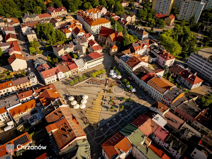 Rynek w Chrzanowie na osiedlu Śródmieście